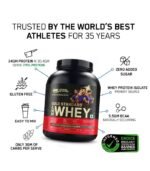 Gold Standard 100% Whey Protein Powder | Double Rich Chocolate | 5 lbs - Image 2