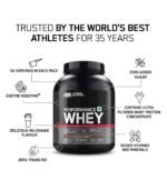 Optimum Nutrition (ON) Performance Whey Protein Powder, 24g Protein,2Kg (Chocolate Milkshake), Ultra-Filtered and Concentrated All-Whey Protein - Image 3